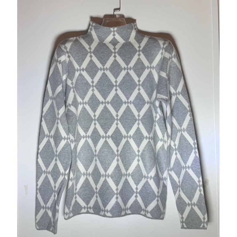 Jersey estampado rombos
