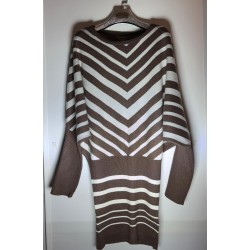 Jersey  fajín largo a rayas