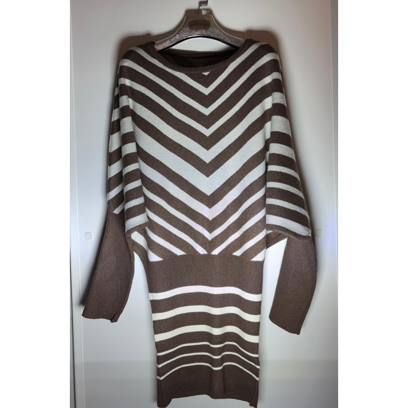 Jersey  fajín largo a rayas