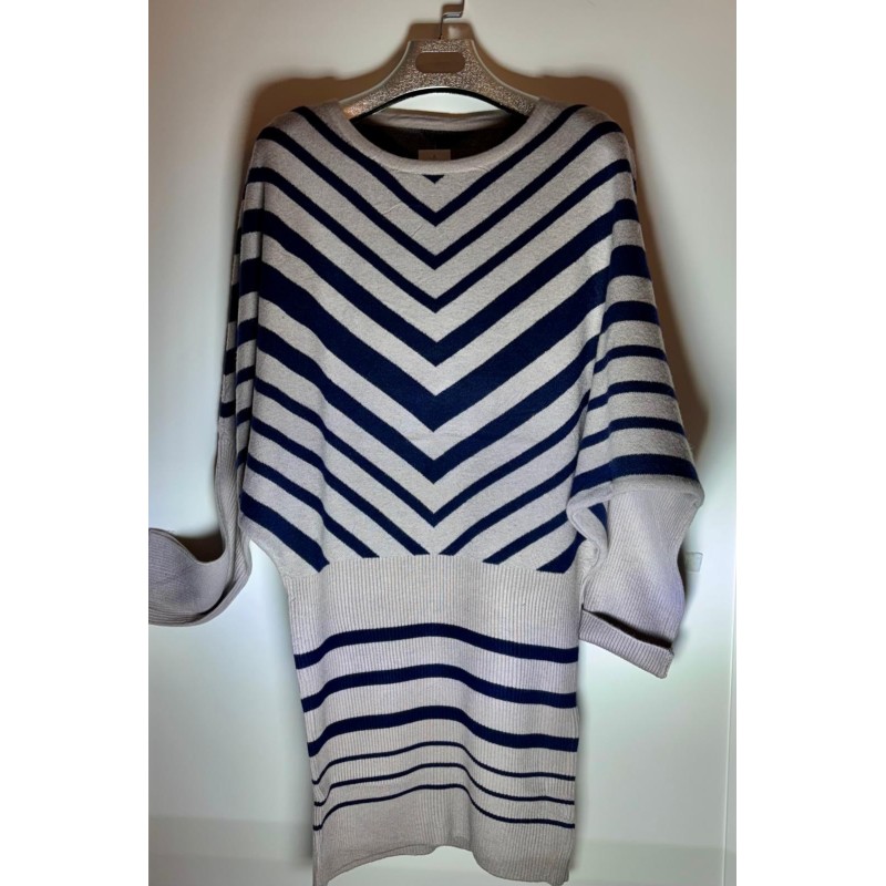 Jersey  fajín largo a rayas