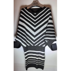 Jersey  fajín largo a rayas