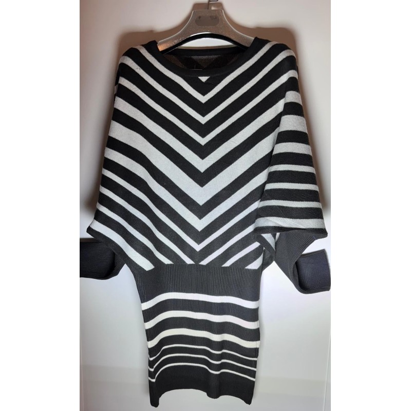 Jersey  fajín largo a rayas