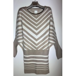 Jersey  fajín largo a rayas