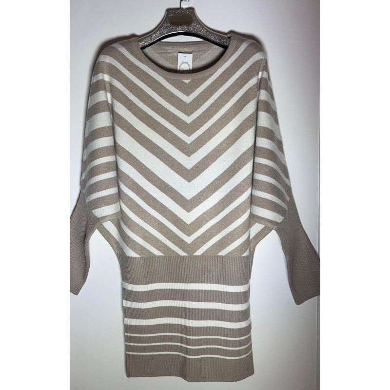 Jersey  fajín largo a rayas