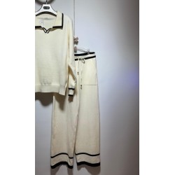 Conjunto punto jersey camisero y pantalón