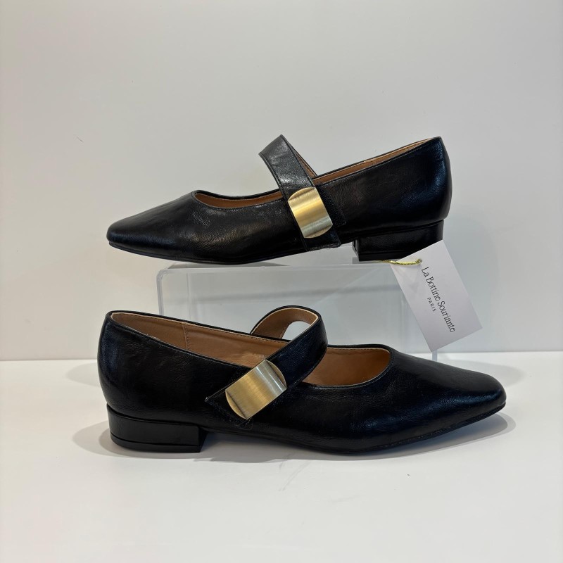 Bailarina Negras cierre velcro