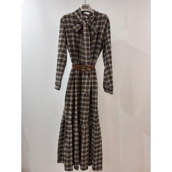 Vestido midi cuadros