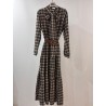 Vestido midi cuadros