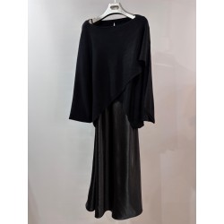 Conjunto vestido lencero con casaca