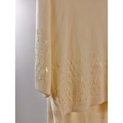 Conjunto punto de jersey y falda