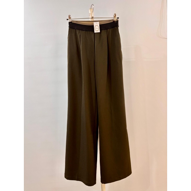 Pantalón palazzo goma cintura