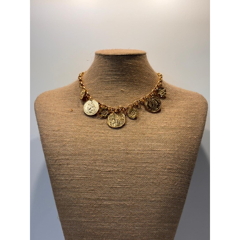 Collar monedas
