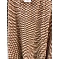 Falda cuadros vicky tonos camel