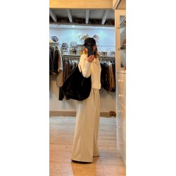 Chaqueta amorosa con pelo en cuello