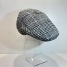 Visera tipo inglesa cuadros grises
