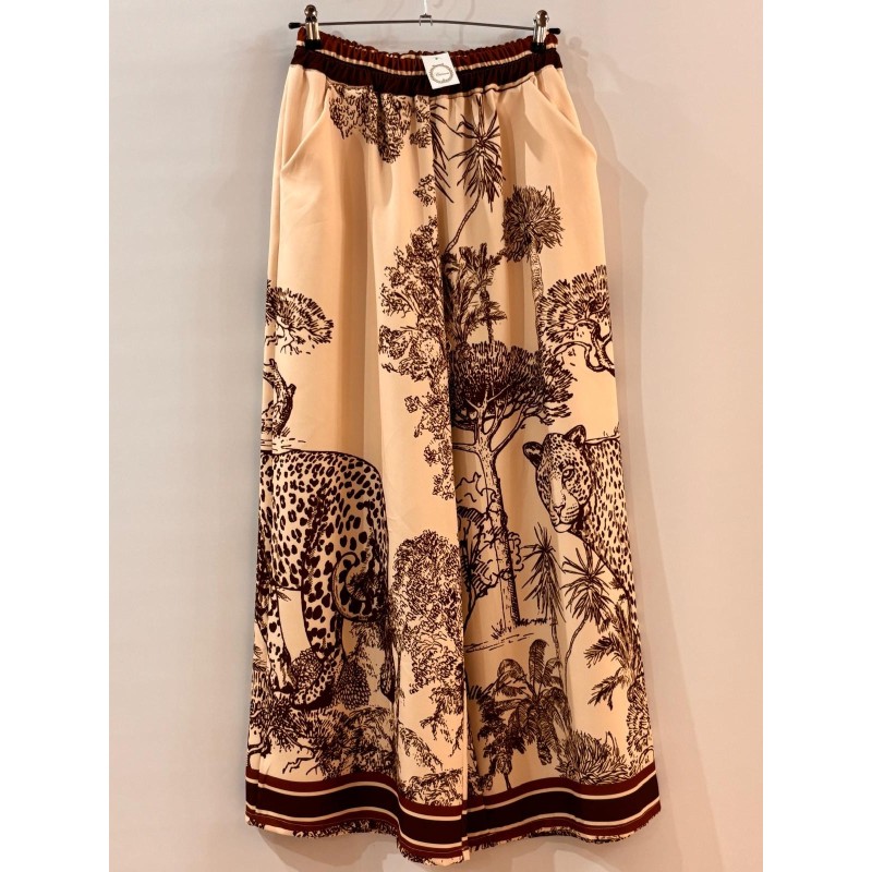 Pantalón palazzo estampado