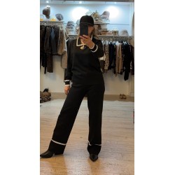 Conjunto punto jersey camisero y pantalón