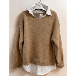 Jersey con camisa incorporada