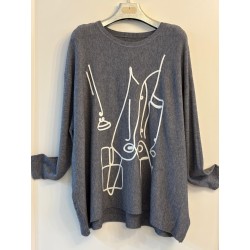 Jersey diseño dibujo geometrico