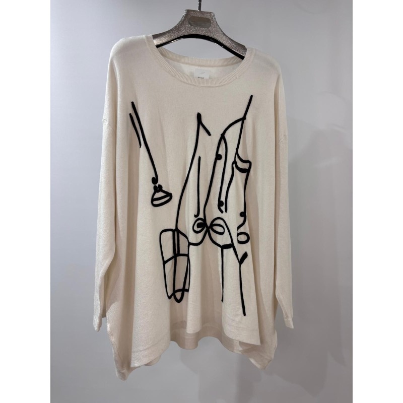 Jersey diseño dibujo geometrico