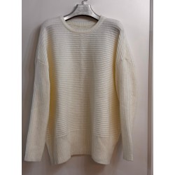 Jersey oversaze textura a rayas