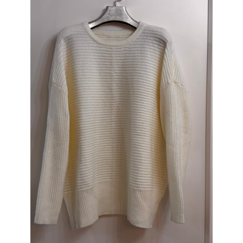 Jersey oversaze textura a rayas