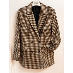 Chaqueta tipo americana cuadros