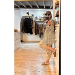 Chaqueta tipo americana cuadros