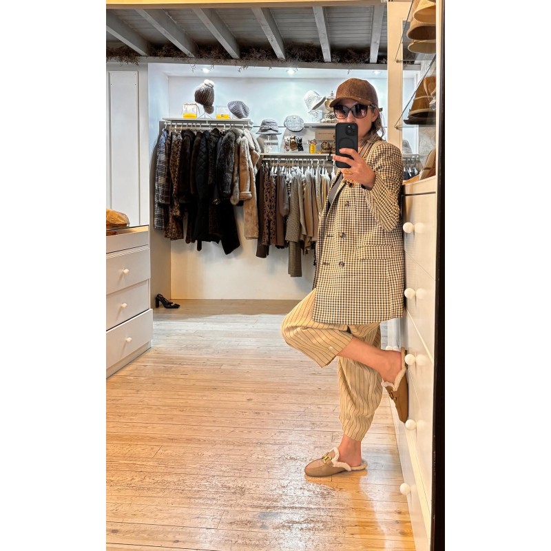 Chaqueta tipo americana cuadros