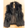 Chaleco pelo zorro negro