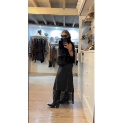 Chaleco pelo zorro negro