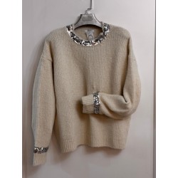 Jersey con detalle lentejuelas