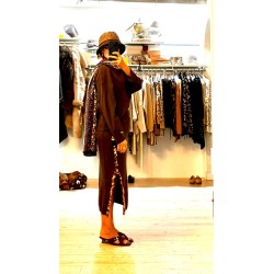 Conjunto punto de jersey y falda con linea de lentejuelas