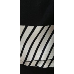 Conjunto punto jersey y pantalón cenefa rayas