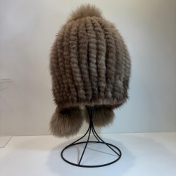 Gorro de piel de vison