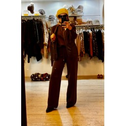 Conjunto punto de chaleco, jersey y pantalón