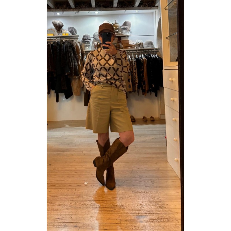 Jersey estampado rombos