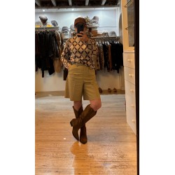 Bota campera camel oscuro