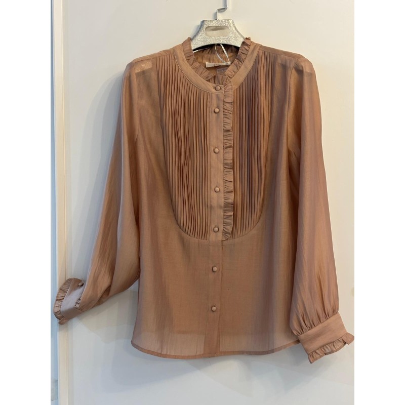 Camisa popelín lorzas