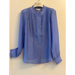 Camisa popelín lorzas