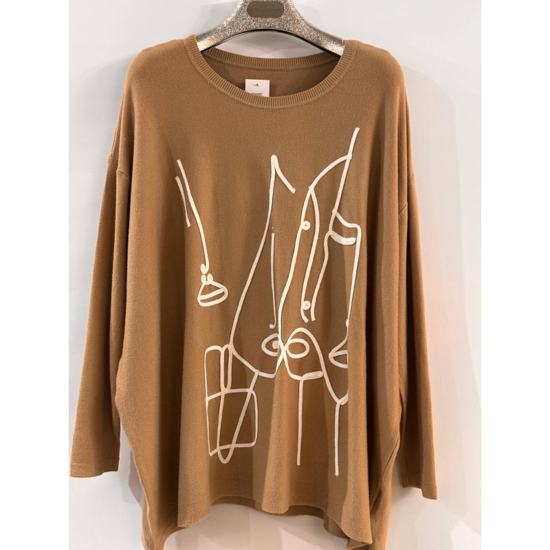 Jersey diseño dibujo geometrico