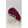 Diadema granate con nudo