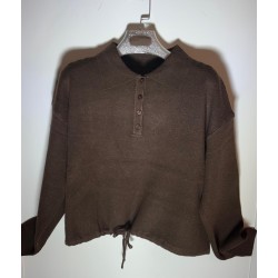 Jersey cuello camisero