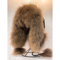 Gorro  impermeable pelo zorro