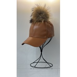 Visera polipiel pompon  zorro