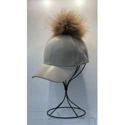 Visera polipiel pompon  zorro