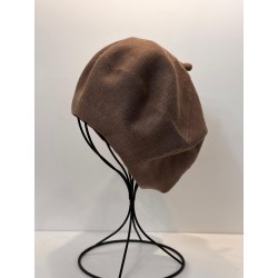 Boina de punto  marron
