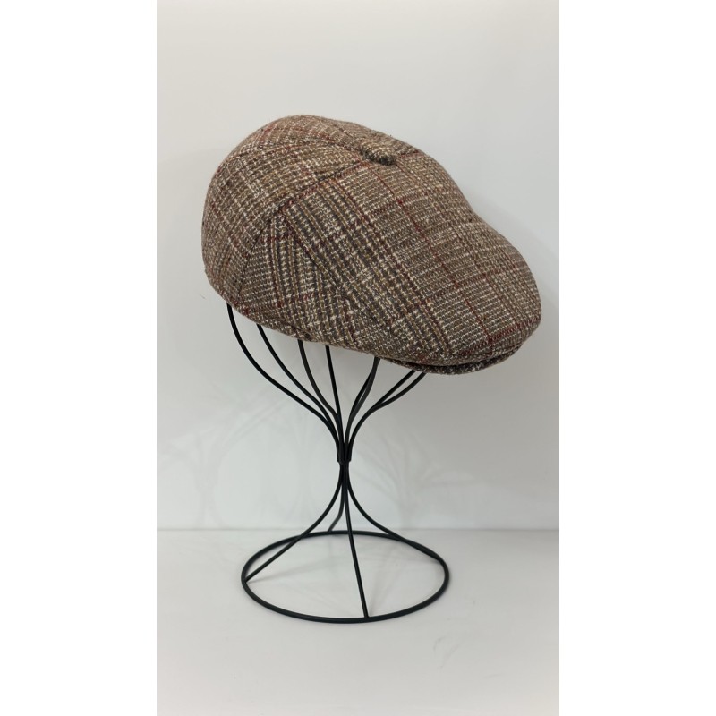 Visera inglesa cuadros marrones