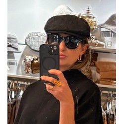 Visera inglesa pana negra