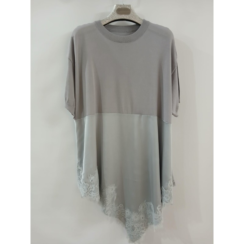 Camiseta lencera manga corta